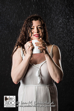 Rhianna Grey in the rain