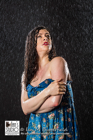 Rhianna Grey in the rain