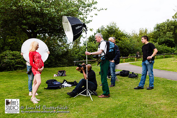 Katy Mac - behind the scenes