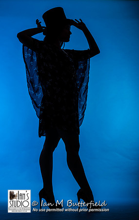 Model Ahsatan at Ian's Studio