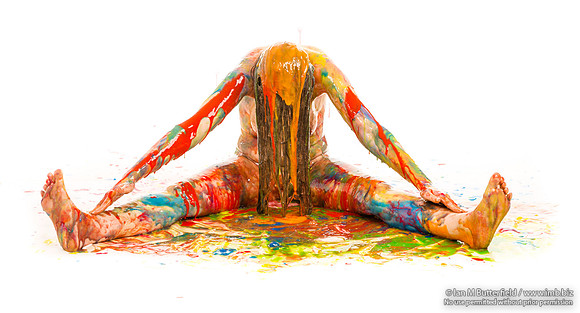 Je55 - a multicoloured paint/slme shoot