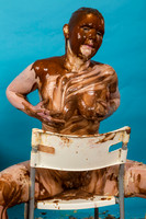 Messy shoot with model KVS
