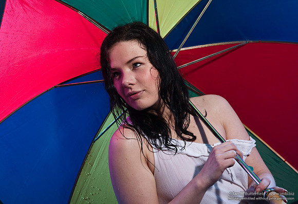 Wet-look glamour