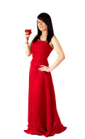 Red Dress, Red Wine