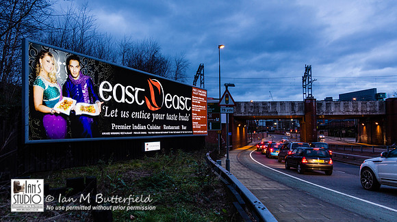 POTD 23 February 2014: Salford illuminated adverts